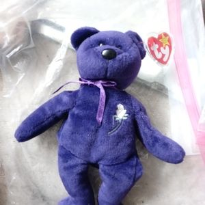 Rare highly collectible 1997 Original Peincess Diana TY Beanie Babie
